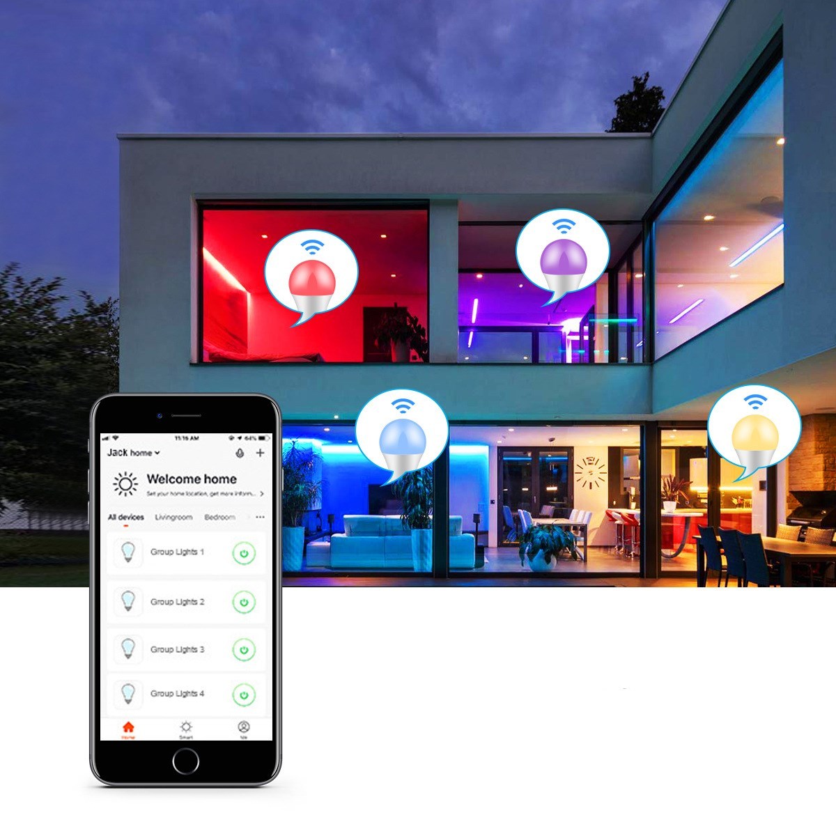 Siri Voice Control For Dimming And Toning Smart Bulbs