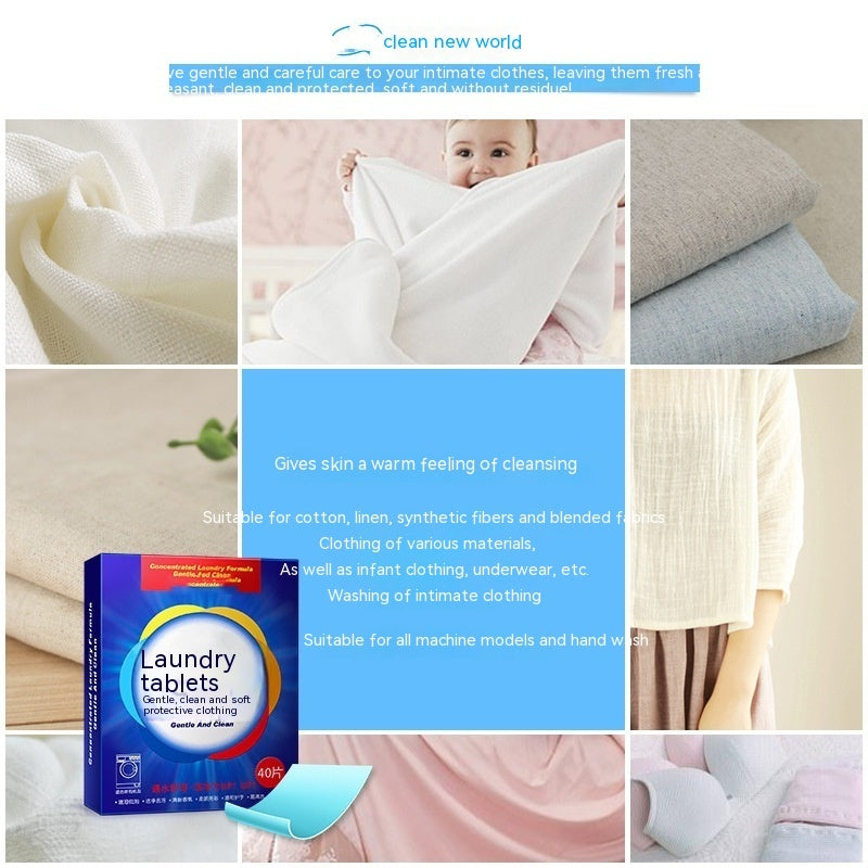 Laundry Sheet Fragrance Deep Cleansing Laundry Detergent