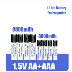 New 15V AA AAA USB Rechargeable Battery