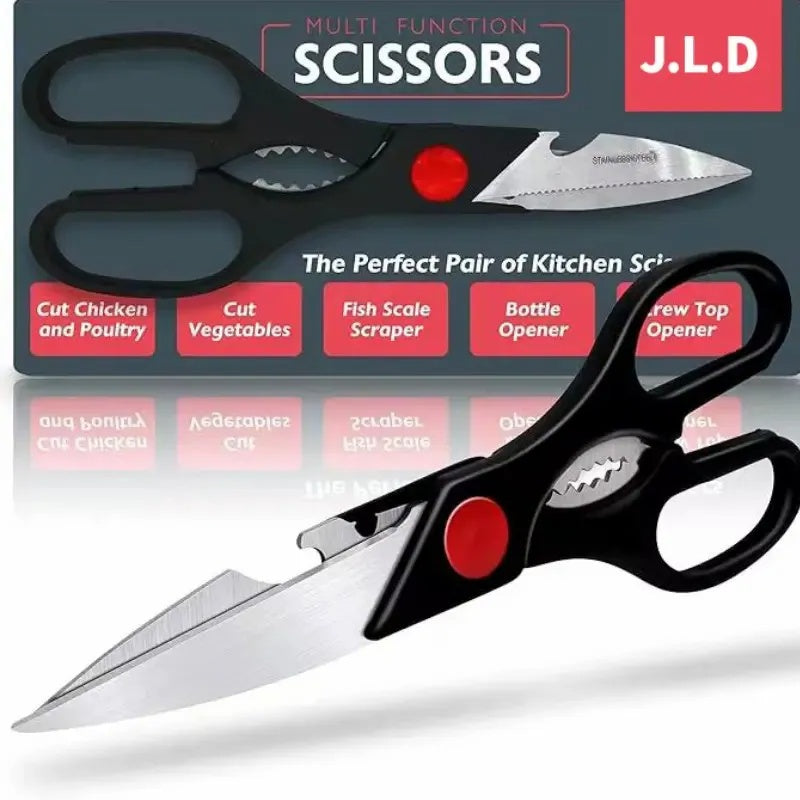 Heavy Duty Kitchen Scissors Food Scissors Sharp Scissors With Nutcrackers