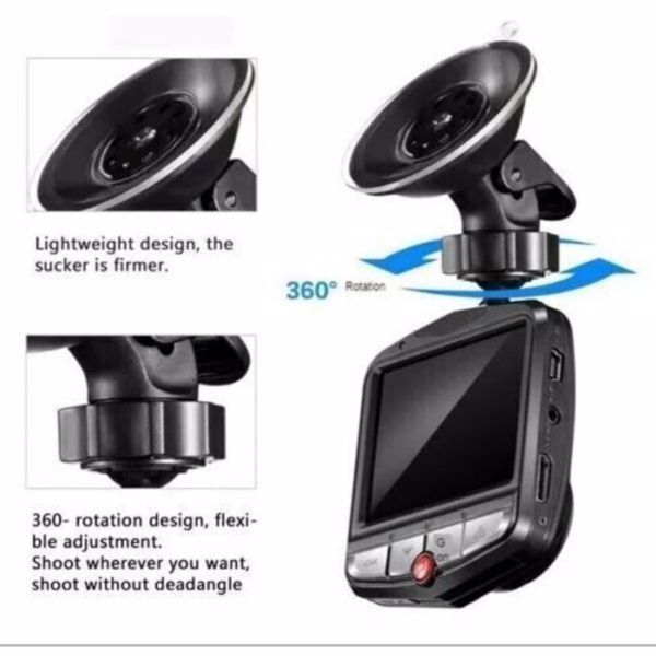 2.4 Inch Full HD 1080P Dash Cam Front Camera Or Rear Camera