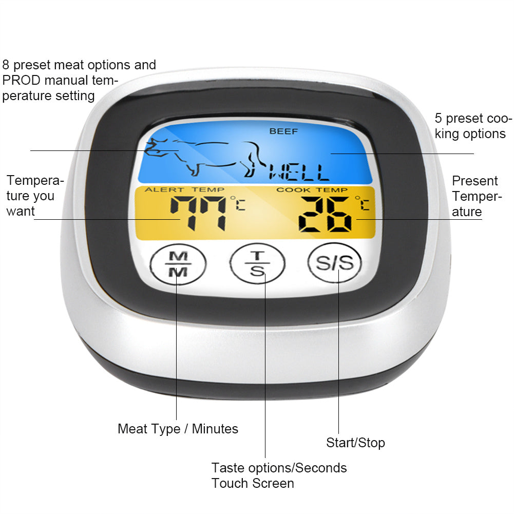 Meat Thermometer Instant Read Food Thermometer for Oven Kitchen