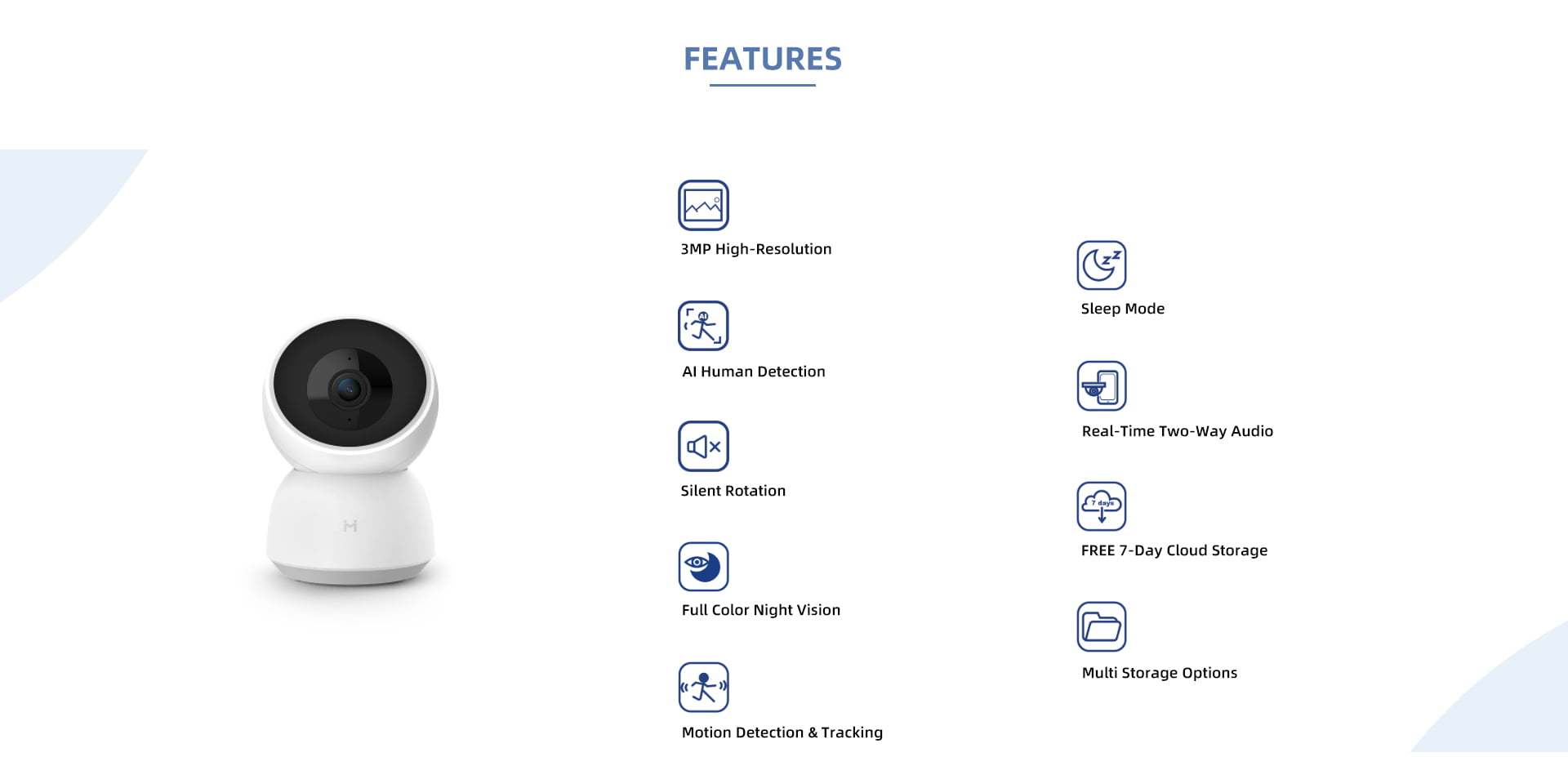 IMILAB A1 Camera 2K WiFi Camera Mi Home App Security Camera CCTV